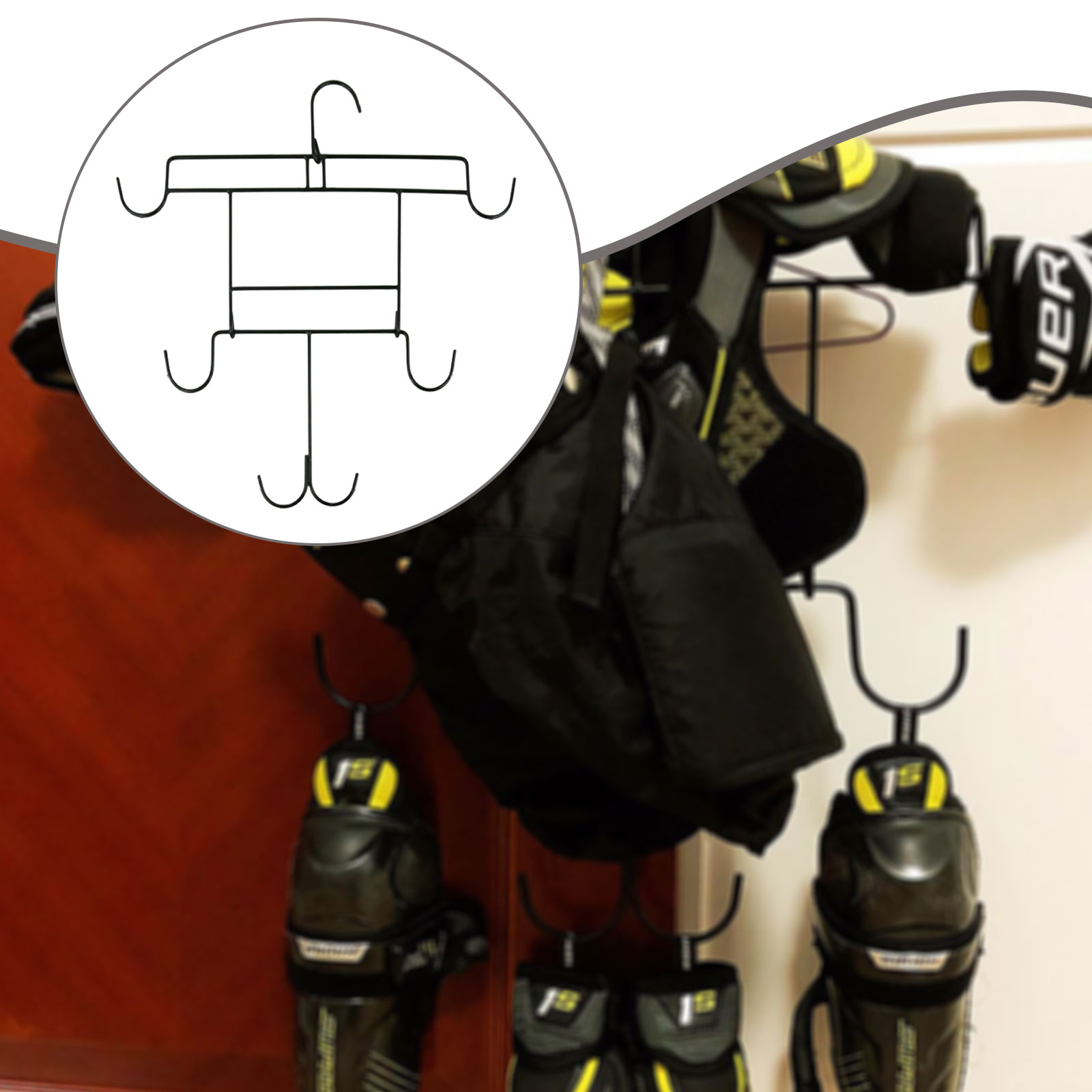 Sports Equipment Drying Rack - Suporte para Secagem de Equipamentos de