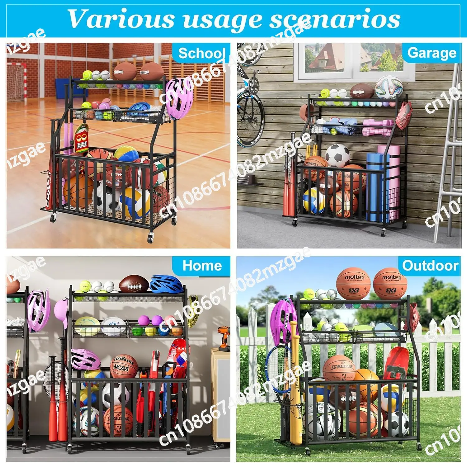 Sports Equipment Bat - Bolsa de Armazenamento para Equipamentos Esportivos