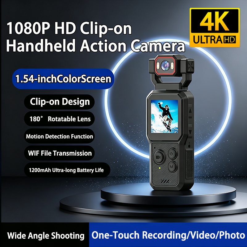 Sports Equipment Video - Câmera Esportiva 4K Equipada com Sensor