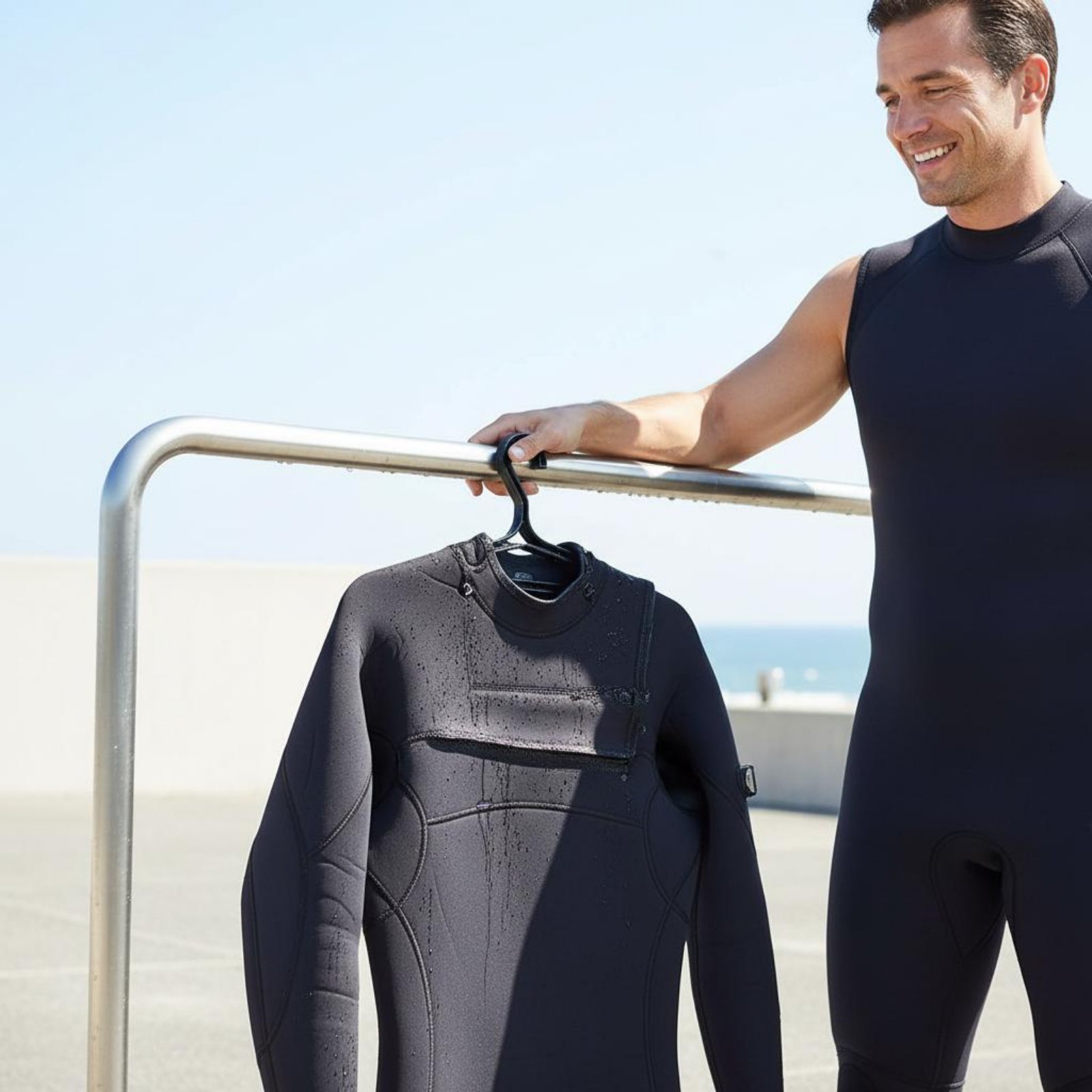 Sports Equipment Drying Rack - Suporte para Roupa de Mergulho Durável,