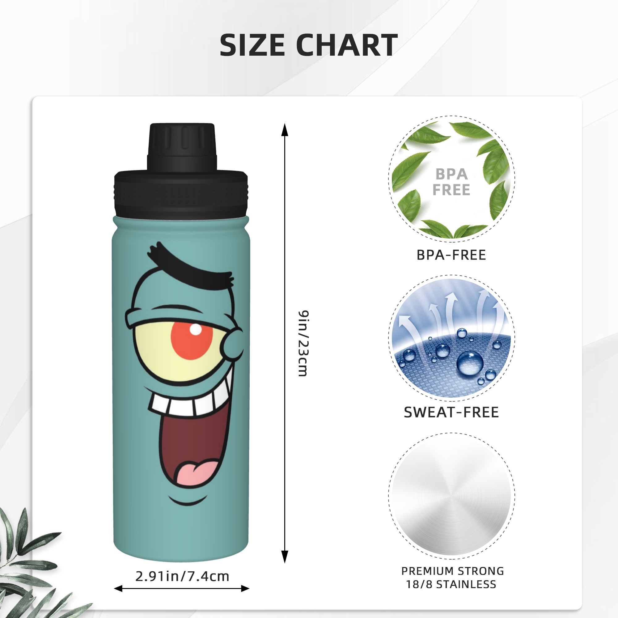 Garrafa Térmica Esportiva de A - Sports Water Bottle Insulated avaliação e preço