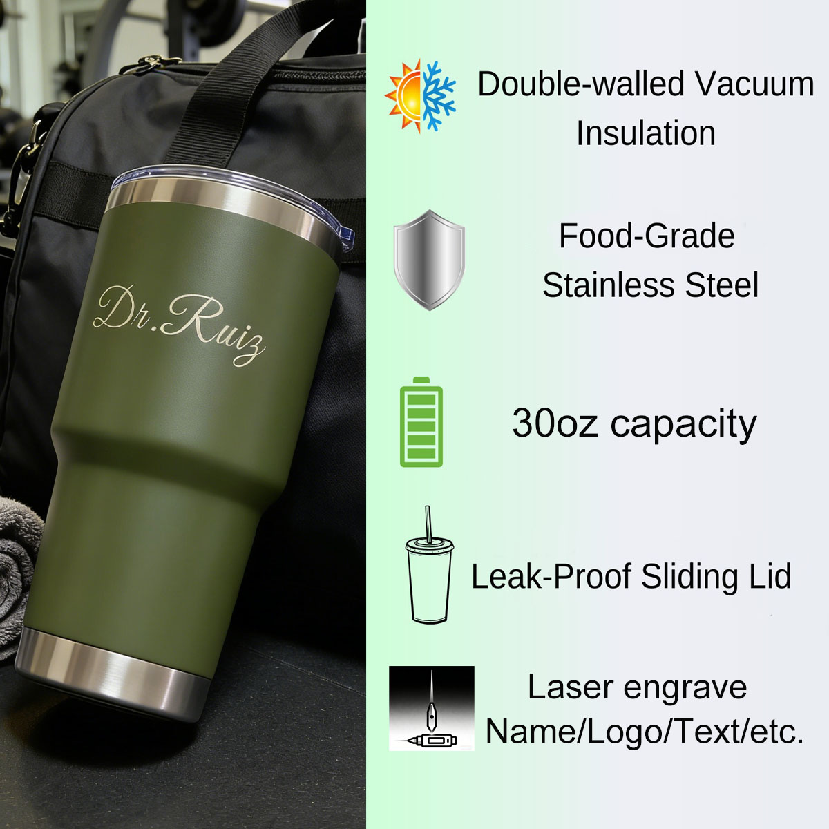 Copo Térmico Personalizado de  - Sports Water Bottle Insulated avaliação e preço