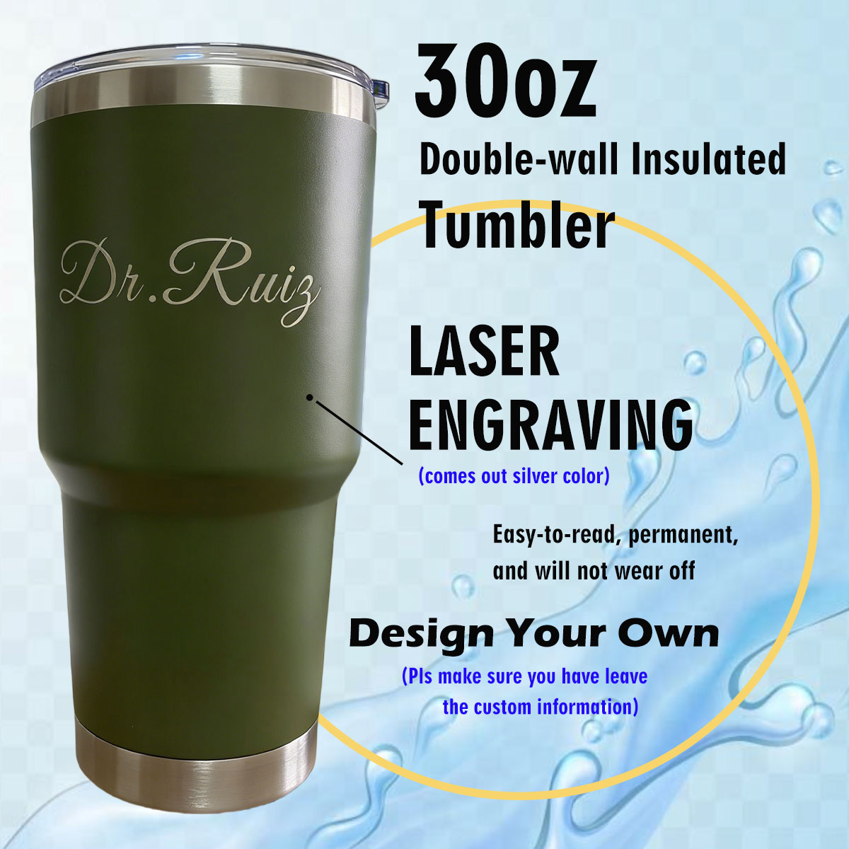 Copo Térmico Personalizado de  - Sports Water Bottle Insulated avaliação e preço