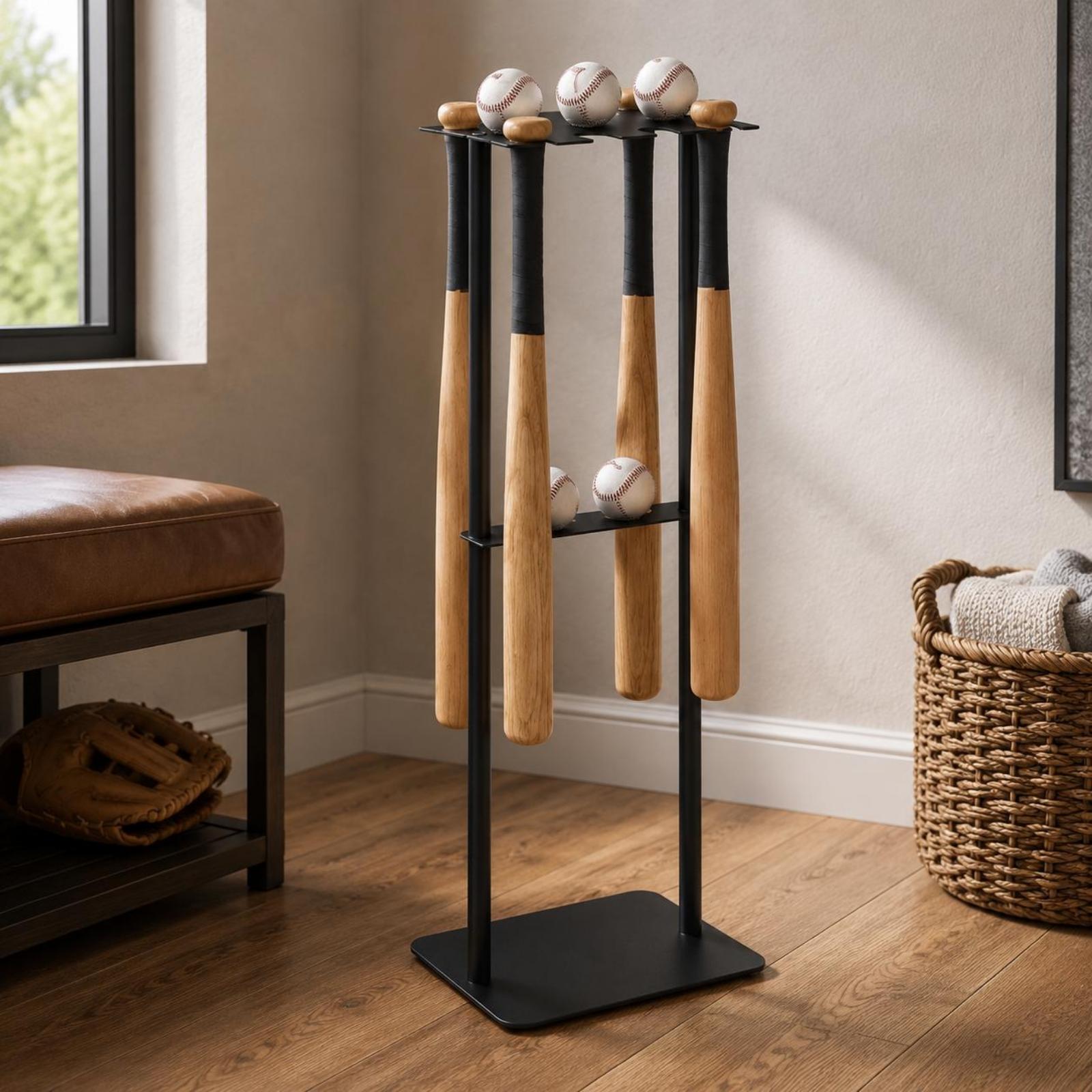 Suporte de Chão de Ferro para  - Sports Equipment Bat avaliação e preço