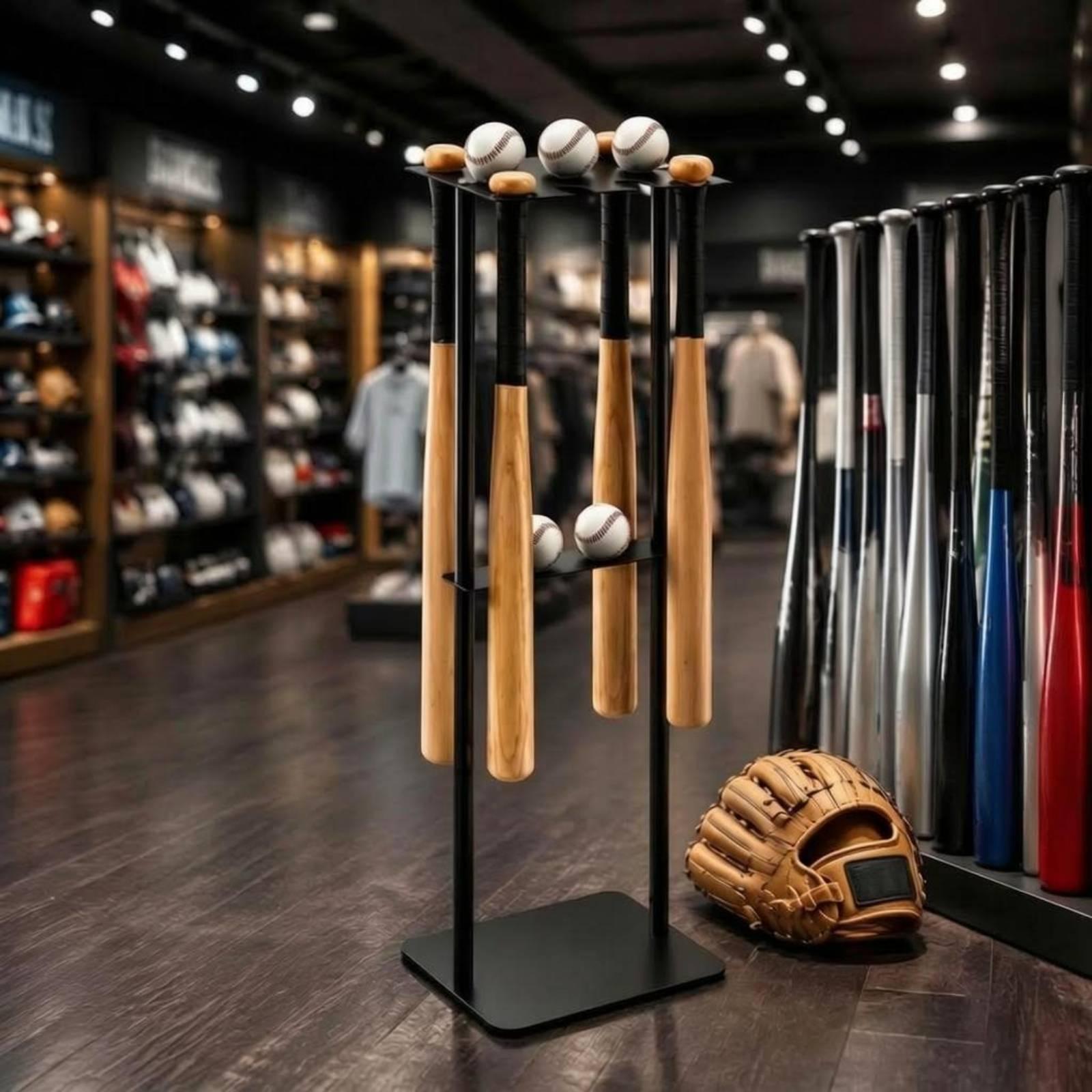 Suporte de Chão de Ferro para  - Sports Equipment Bat avaliação e preço