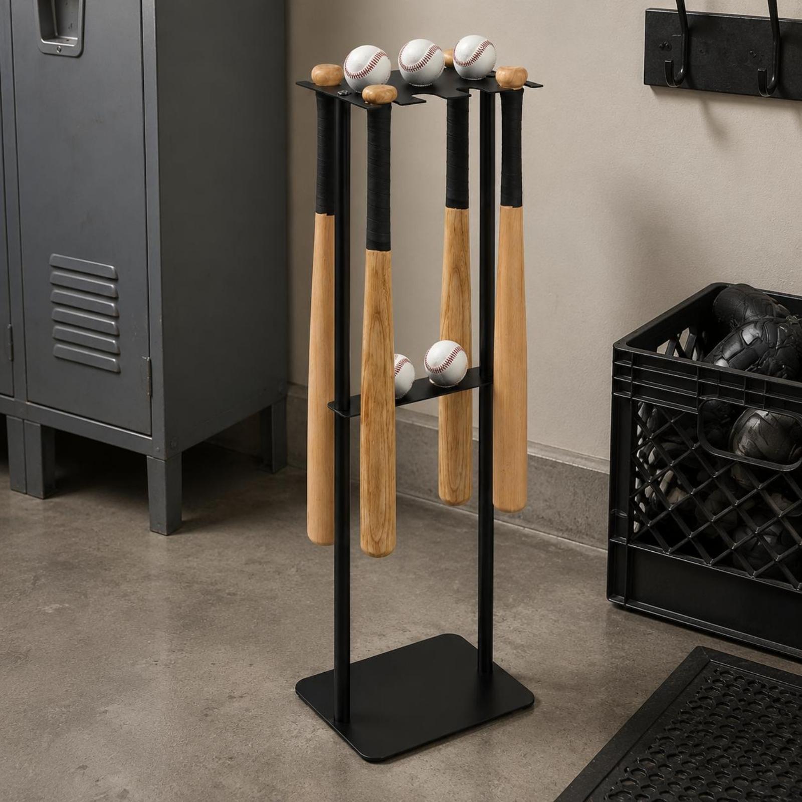 Suporte de Chão de Ferro para  - Sports Equipment Bat avaliação e preço