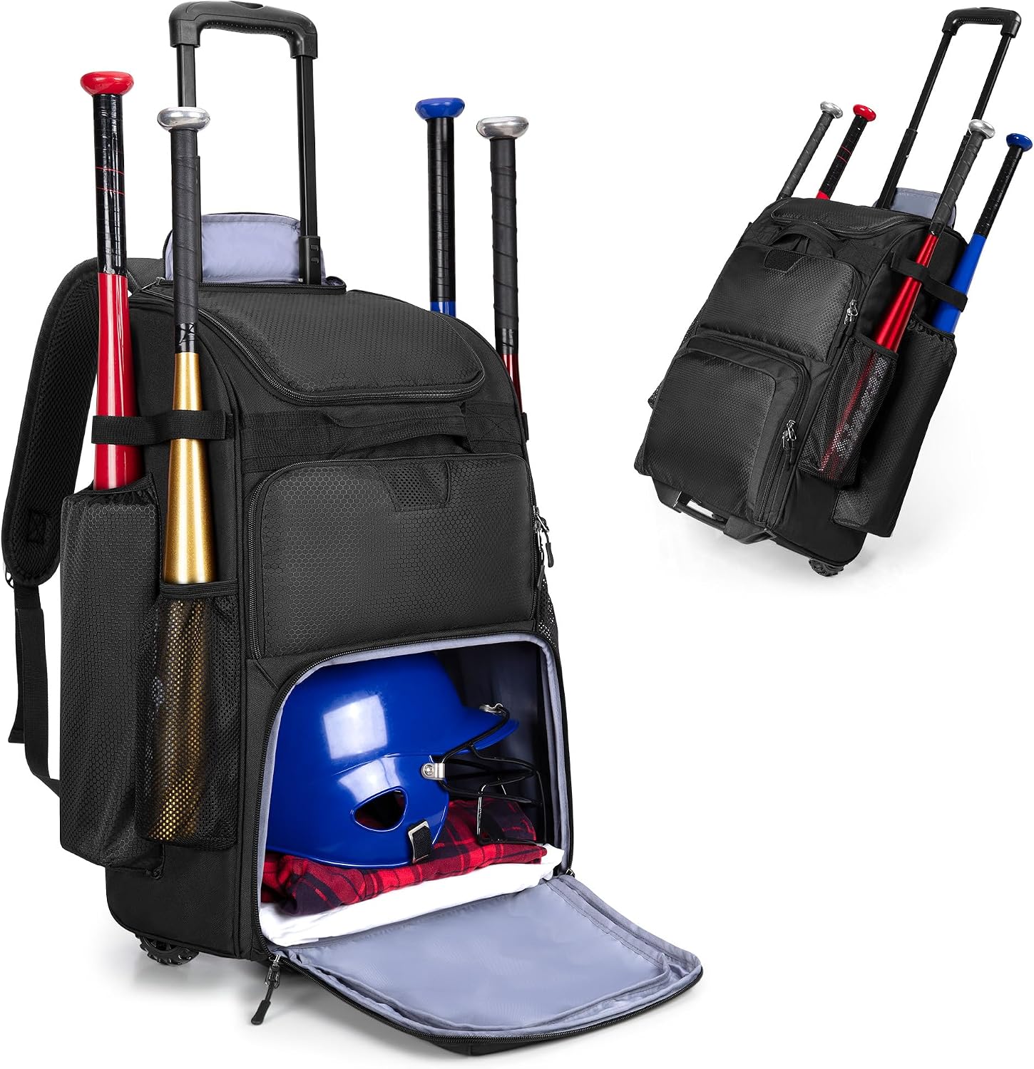 Mochila de beisebol com rodas, - Sports Equipment Bat avaliação e preço
